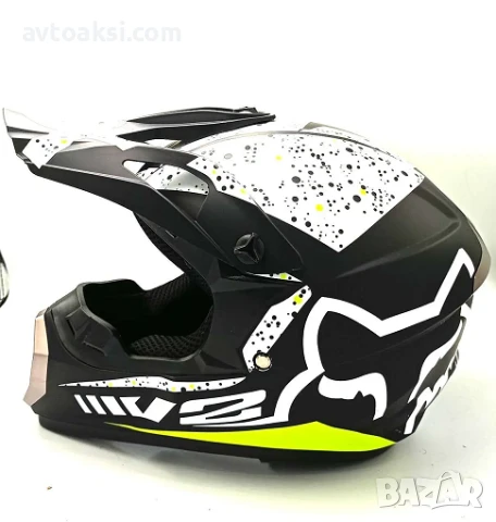 Каска Крос Мотор/Скутер/Бъги/Вело/АТВ FOX-7166, снимка 4 - Аксесоари и консумативи - 51142538