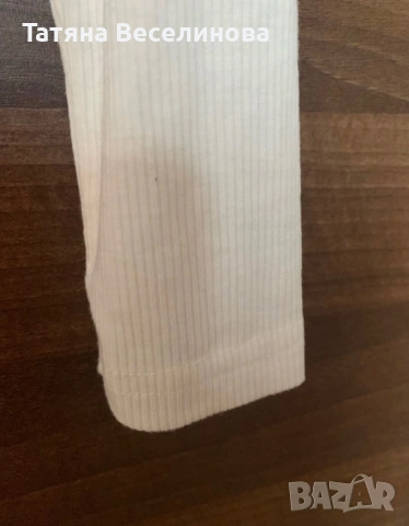 Дамска бяла блузка рипс, снимка 6 - Блузи с дълъг ръкав и пуловери - 53918612