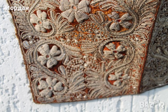 Богато украсен ръкав от носия сребърна сърма, снимка 7 - Антикварни и старинни предмети - 40834434