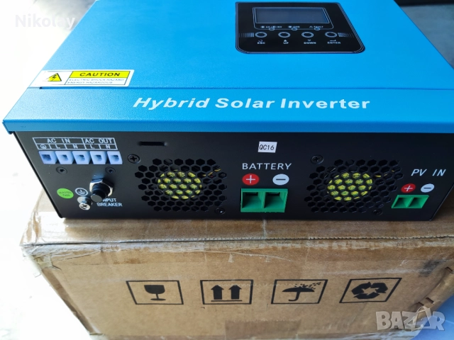 Easun 2.2kw хибриден инвертор, снимка 5 - Друга електроника - 51502030