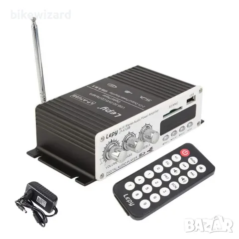 LEPY LP-A7USB 2-канален компактен аудио усилвател възпроизвеждане от USB/SD карта  20W + 20W НОВО