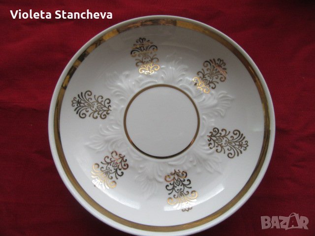 ПОЗЛАТЕНА ЧАЕНА ЧАША С ЧИНИЙКА - СССР, снимка 3 - Чаши - 35522135
