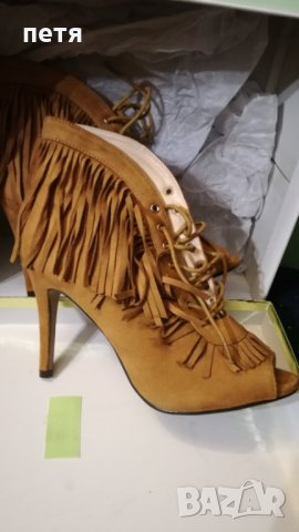 летни боти с ресни, снимка 3 - Дамски боти - 29346987