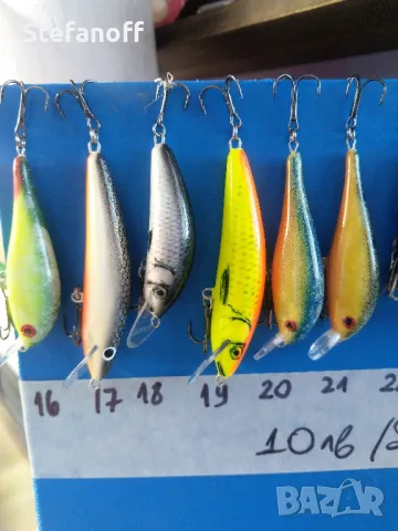 Воблери за риболов, различни видове, снимка 8 - Такъми - 49569123