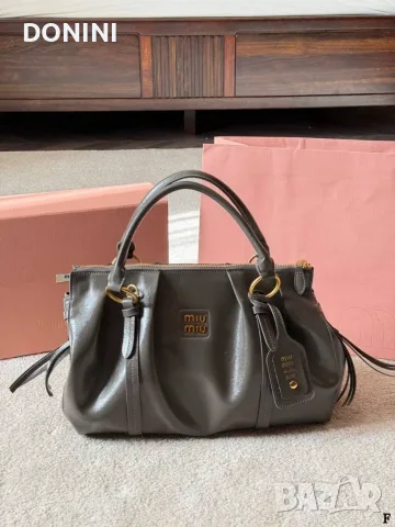 Miu Miu Ivy Дамска чанта, кожа, снимка 2 - Чанти - 55930673