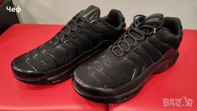 Черни маратонки имитация на Nike Air Max Plus Triple Black, снимка 5 - Маратонки - 53963299