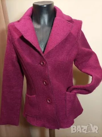 Дамко сако от букле, 100% вълна, снимка 5 - Сака - 48296304