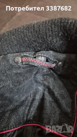 Кожено яке велур, снимка 4 - Якета - 52483290