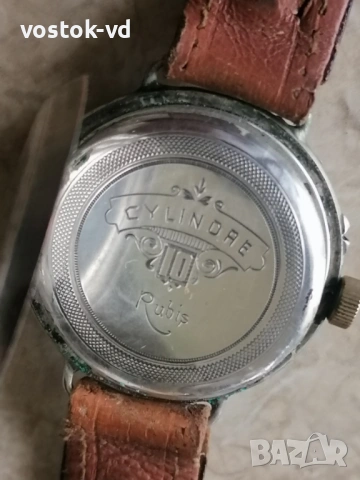 CIILINDRE 10 RUBIS - РАБОТЕЩ ЧАСОВНИК , снимка 12 - Антикварни и старинни предмети - 54083089