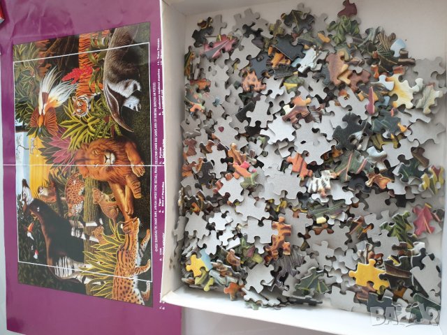 puzzle family african jungle scene, снимка 2 - Игри и пъзели - 29490858