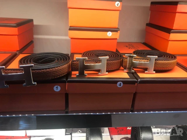 колани от естествена кожа в кутия louis vuitton gucci dior hermes prada, снимка 11 - Колани - 51356175