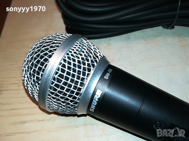 SHURE+CABLE-ВНОС GERMANY 0402231935, снимка 14 - Микрофони - 39555400