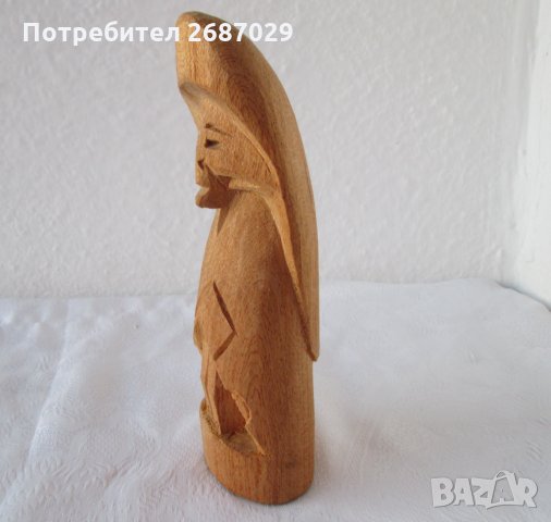 Дървена фигура, дърворезба, човек, палач, снимка 3 - Статуетки - 31999420