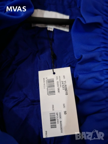 Ново дамско синьо болеро наметка M размер, снимка 3 - Сака - 51609766