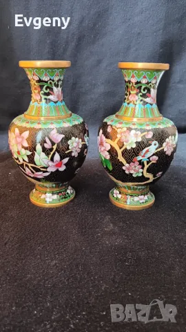 2 красиви китайски вази, снимка 2 - Вази - 49878665