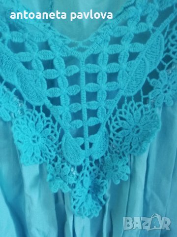 Макси туника с дантела, снимка 1