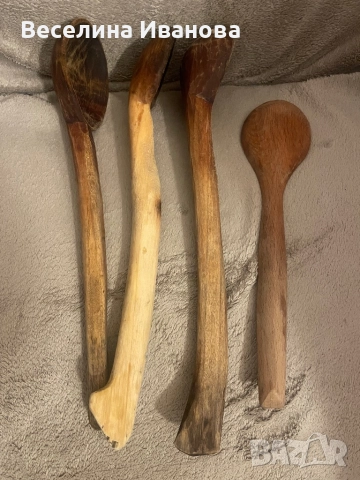 Стари дървени бъркалки , снимка 4 - Антикварни и старинни предмети - 52206168