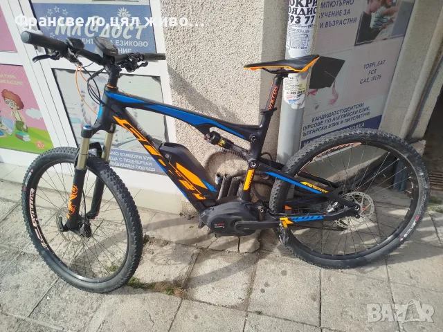 27.5 цола алуминиев електрически велосипед колело Bosch performance line cx с ключ и зарядно 
