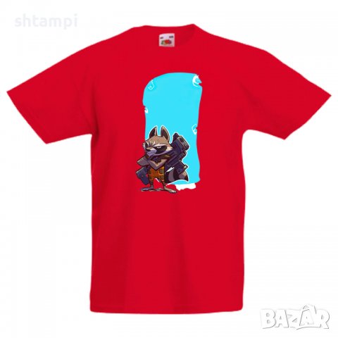 Детска тениска Marvel Rocket Racoon 1 Игра,Изненада,Подарък,Геймър,, снимка 5 - Детски Блузи и туники - 36716859