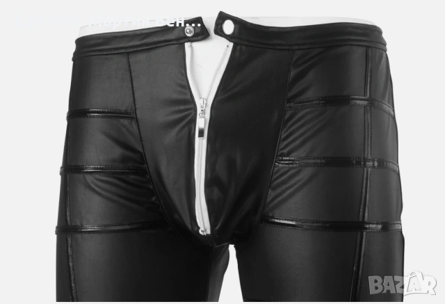 Мъжки секси панталон от Pu кожа, снимка 3 - Други - 53981580