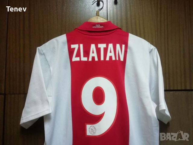 Ajax Zlatan Ibrahimovic 2001 2002 Home Adidas оригинална тениска фланелка екип Аякс Ибрахимович , снимка 3 - Тениски - 52829042