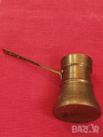 Бакърено, медно джезве 600 мл. , снимка 6 - Антикварни и старинни предмети - 42688880