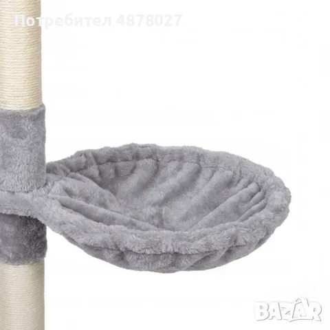 Драскалка дърво за котки XXL 203 см – 11 нива, къщички, легла, хамак и катерушка, снимка 2 - За котки - 55997647