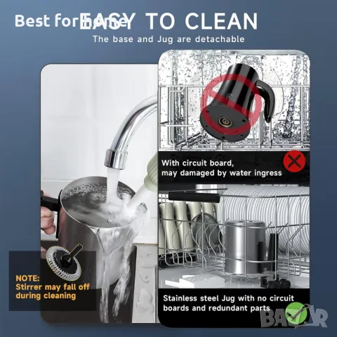 Уред за млечна пяна Wamife TF101 професионален , снимка 5 - Кафемашини - 48669253