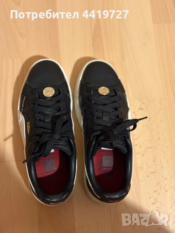 Продавам черни маратонки Пума,38 номер., снимка 3 - Маратонки - 52336011