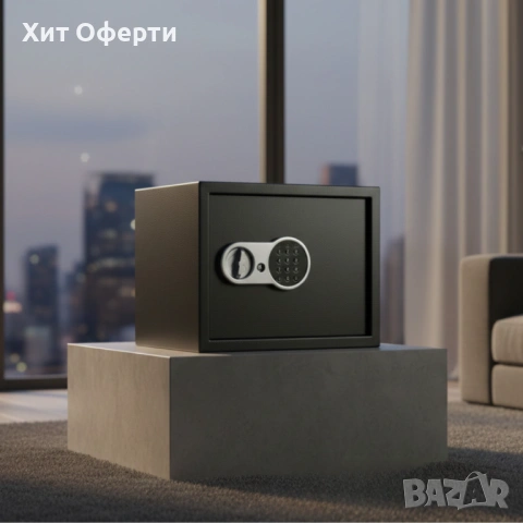 Сейф за ценности Cheffinger с цифрово заключване – 8,5L, 16L и 26L варианти, батерии и монтажни болт