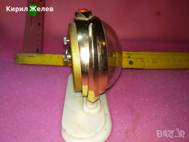 SLAVA MADE in USSR СЛАВА ГЛОБУС Стар РЯДЪК КОЛЕКЦИОНЕРСКИ РУСКИ БУДИЛНИК МЕХ. ЧАСОВНИК СССР 40894, снимка 14 - Антикварни и старинни предмети - 44545314