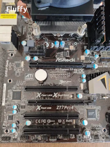 Дънна платка - ASRock Z77 Pro4 (1155), снимка 4 - Дънни платки - 48591698