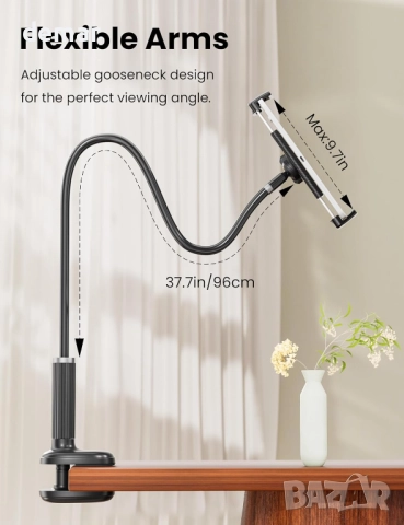 VOLTIFYMAX поставка за таблет с обръщач на страници Kindle, 4.7''-11'', снимка 5 - Друга електроника - 51856857