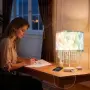 Умна настолна лампа с цветен абажур, USB-C и гласово управление, снимка 6