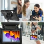 Удароустойчив калъф със задна част от PC и Лента през рамо за Xiaomi Redmi Pad 2 | 360° ротация | Пр, снимка 10