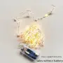 LED лампички перли светлини кабел верига диоди светеща за украса декорация , снимка 1