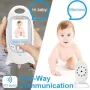 MYPIN Бебефон, 2.0" LCD екран Видео Бебефони с камера и нощно виждане, снимка 11