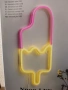 Неонова LED стенна лампа Сладолед., снимка 11