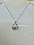 Сребърно колие с мойсанит (Диамант) 1 карат, снимка 1