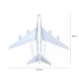 Еърбъс 380 самолет модел макет Air France метален A380 пътнически летище, снимка 5