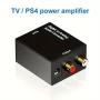 Преобразувател от коаксиал/Toslink цифров към RCA L/R аналогов аудио сигнал,USB захранване, снимка 3