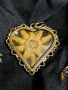 Винтидж медальон с алпийски еделвайс, снимка 5