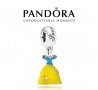 PANDORA Charm Disney SNOW WHITE DRESS DANGLE, снимка 1
