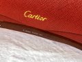 Cartier висок клас мъжки слънчеви очила авиатор с дървени дръжки, снимка 13