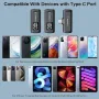 Безжичен петличен микрофон за телефони с USB Type-C портове, 40 часа живот на батерията с, снимка 3