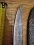 Автентичен възрожденски Габровски нож изработен от  Донко Анчев Нова махала  1876 година каракулак, снимка 10