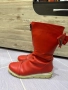 Червени дамски ботуши с панделки - 38ми номер, снимка 2