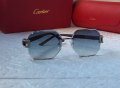 -35% Разпродажба Cartier 2022 прозрачни дамски слънчеви очила Осмоъгълник с камъни, снимка 2
