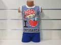 Ново детско моряшко комплектче с трансферен печат Пират, 18-24 месеца, снимка 5