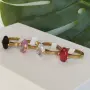 Нежни дамски пръстени с камък, снимка 15